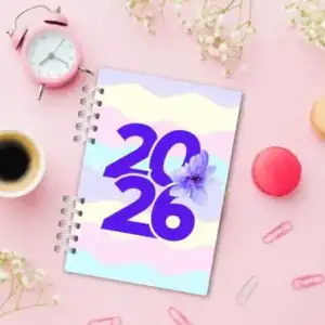 Agenda con interiores semanales